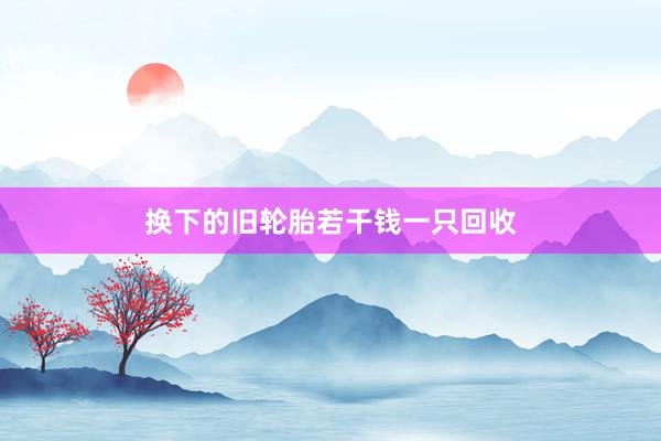 换下的旧轮胎若干钱一只回收